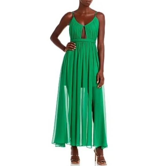 green emerald velvet dress alice + olivia Green Size 0 Dress  Swap Boutique